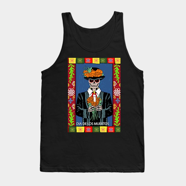 Dia De Los Muertos Tank Top by MCAL Tees